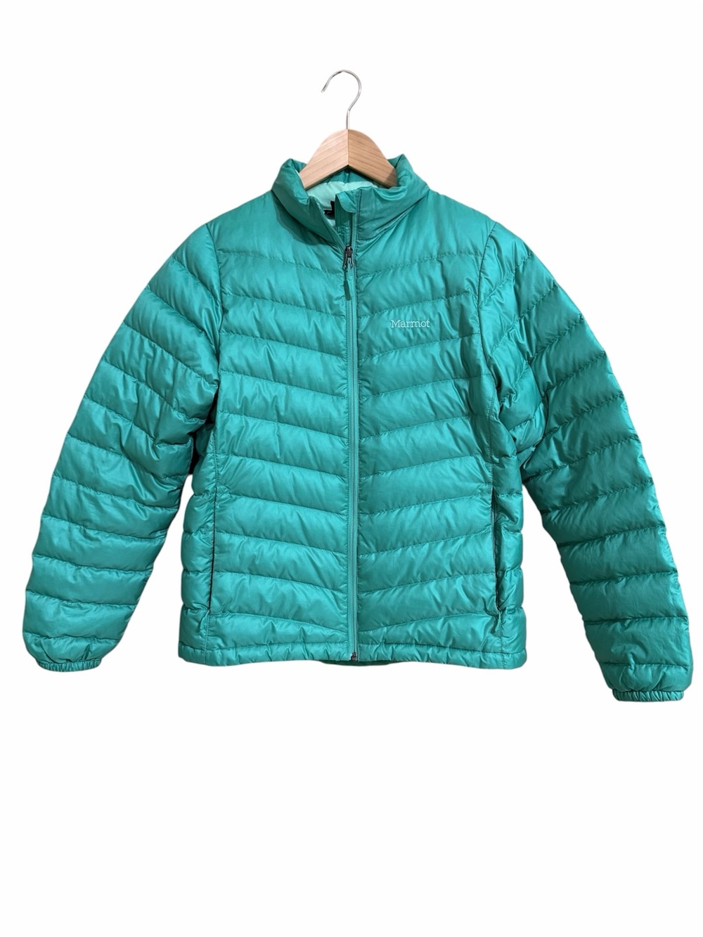Marmot Women's Jena 700-Fill Down Puffer Jacket - Mint Teal Green Size M